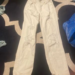 High waisted curve free people jeans